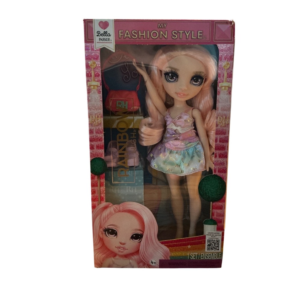 Rainbow High Fashion Doll Bella‎ Parker Pink Hair Articulated Poseable Toy New